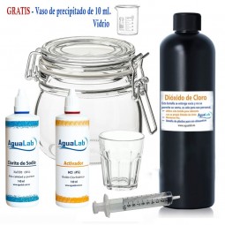 Kit Herramientas potabilizador 500 ml preparar 250 ml