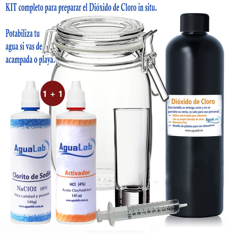 Herramientas para el dióxido de cloro  en situ