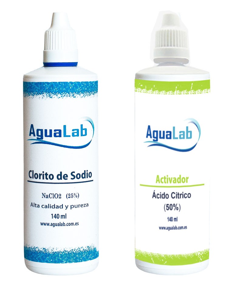 Kit Ácido Cítrico al 50% y Clorito Sódico al 25%